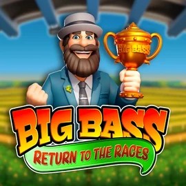 Big Bass Return to the Races slot visual from Pragmatic Play available on legianokasyno.com