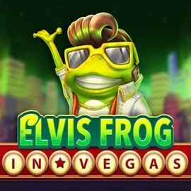 Elvis Frog In Vegas by BGAMING, showcased at legianokasyno.com – game logo