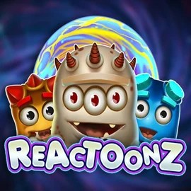Reactoonz logo by Play'n GO at Legiano Casino